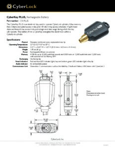 CK-PLUS Spec Sheet PDF