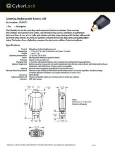 CK-RXD2 Spec Sheet PDF