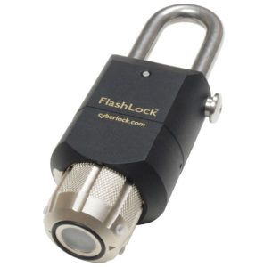 CyberLock FL-PL02 FlashLock Padlock, 2" Shackle