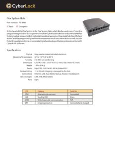 FS-SH01 Spec Sheet PDF