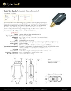 CK-BLUE2 Spec Sheet PDF
