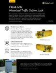 CyberLock FlexLock Motorized Traffic Control Lock
